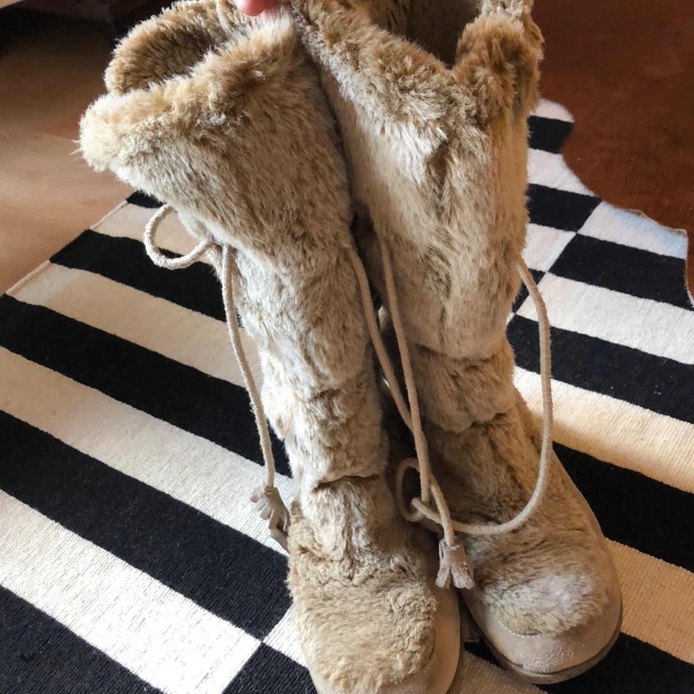 Nine West Faux Fur Boots